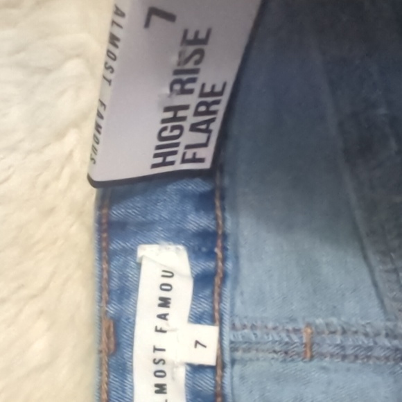 ALMOST FAMOUS High Rise Flare Jeans ~ NWT - Picture 6 of 11